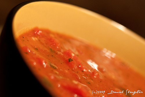 Tomato soup of the leg.